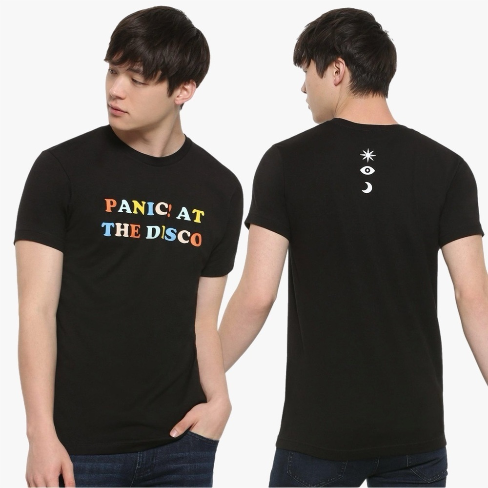 Hot Topic Panic! At The Disco Short Sleeve Graphic T Shirt Mens Size Small